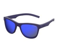 Polaroid PLD 8018/S CIW/JY Kid Sunglasses Plastic Blue Squared Polarized