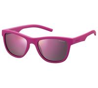 Polaroid PLD 8018/S CYQ/AI Kid Sunglasses Plastic Pink Squared Polarized