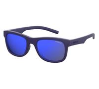 Polaroid PLD 8020/S CIW/JY Kid Sunglasses Plastic Blue Blue Squared