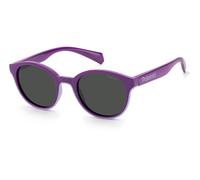 Polaroid Kids Pld 8040/s RY8/M9 VIOLET LILAC Sunglasses Unisex Polycarbonate, Standard, 19
