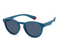 Polaroid PLD 8048/S CLP/C3 Junior Sunglasses Polycarbonate Green Waterfall Multicolor Round Polarized