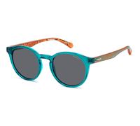 Polaroid PLD 8061/S TCF/M9 Junior Sunglasses Polycarbonate Light blue Grey Pantos Polarized