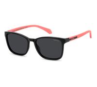 Polaroid PLD 8077/S 807/M9 Junior Sunglasses Polycarbonate Black Grey Squared Polarized
