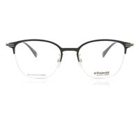 Polaroid PLD D364/G Asian Fit Men's Glasses, Black, Size 50