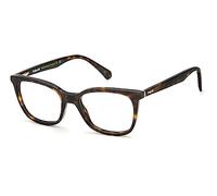 Polaroid PLD D423 Rectangular Eyeglasses for Women, 51 mm Size, Havana