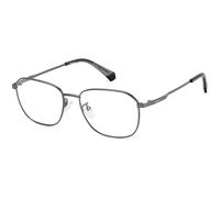 Polaroid PLD D454/G R80 Man Optical frames Metal Opaque dark rutenio Squared