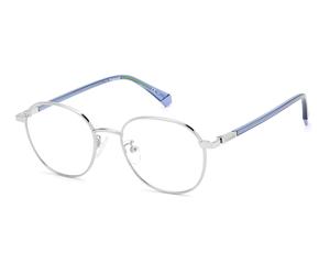 Polaroid PLD D456/G 010 Unisex Optical frames Metal Palladium Round