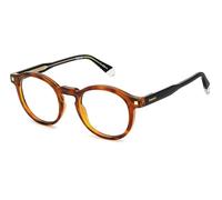 Polaroid PLD D492 086 Man Optical frames Plastic Havana Round
