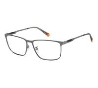 Polaroid PLD D494/G R80 Man Optical frames Metal Opaque dark rutenio Squared