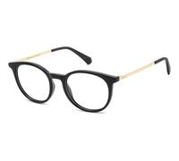 Polaroid PLD D496 807 Unisex Optical frames Plastic Black Round