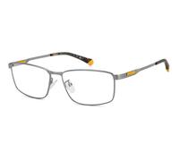 Polaroid PLD D534/G R81 Man Optical frames Metal Ruthenium Squared