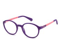 Polaroid PLD D830 365 Kid Optical frames Bio polyamide Violet fuchsia Round