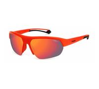 Polaroid Pld7048s0z3g6 Polarized Sunglasses Red Men,Women