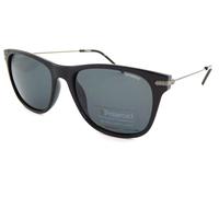 Polaroid Polarized Sunglasses Black with Ruthenium/ Grey Lenses PLD1025 CVS
