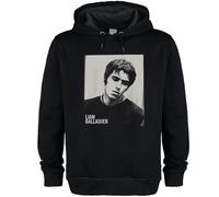 Polaroid Portrait Liam Gallagher Hoodie Amplified Black M