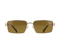 Polaroid Rectangle Gold Ochre Yellow Polarized Pld 6255/s/x Gold