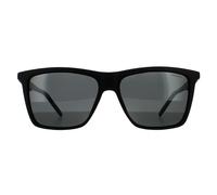 Polaroid Rectangle Mens Black Grey Polarised 90041091 - One Size