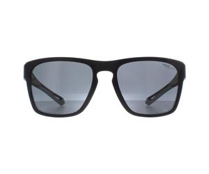 Polaroid Rectangle Mens Matte Black Grey Polarized High Contrast PLD 7052/S - One Size