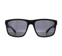 Polaroid Rectangle Mens Matte Black Grey Polarized PLD 2157/S - One Size