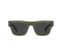 Polaroid Rectangular Sunglasses 2078401ED51M9 - Man - Plastic Green 51-21-140 mm