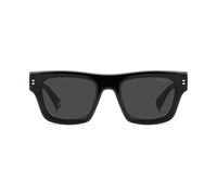 Polaroid Rectangular Sunglasses 20784080751M9 - Man - Plastic Black 51-21-140 mm