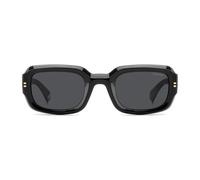 Polaroid Rectangular Sunglasses 20784180751M9 - Unisex - Plastic Black 51-26-140 mm