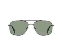 Polaroid Rectangular Sunglasses 207848ASR56UC - Man - Metal Grey 56-17-145 mm