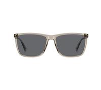 Polaroid Rectangular Sunglasses 20785010A58M9 - Man - Plastic Beige 58-17-145 mm