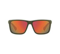 Polaroid Rectangular Sunglasses 207855TBO58OZ - Man - Plastic Green 58-15-145 mm