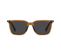 Polaroid Rectangular Sunglasses 20786009Q53M9 - Man - Metal Brown 53-19-145 mm