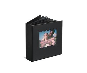 Polaroid Scalloped Photo Album - Black - Small Photo Album for Polaroid i-Type, 600, and SX-70 instant photos, capacity 40 photos (6369)