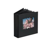 Polaroid Scalloped Photo Album - Black - Small Photo Album for Polaroid i-Type, 600, and SX-70 instant photos, capacity 40 photos (6369)
