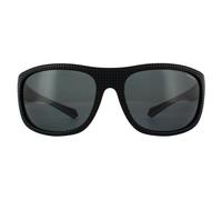 Polaroid Sport Wrap Mens Black Grey Polarized Sunglasses - One Size