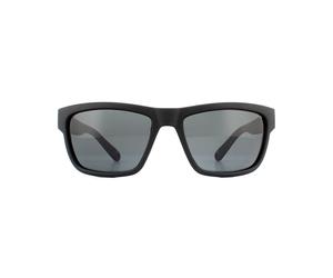 Polaroid Sport Wrap Mens Black Grey Polarized Sunglasses - One Size