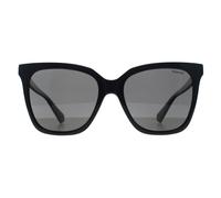 Polaroid Woman PLD 4155/S/X 807/M9 Sunglasses Plastic Black Grey Squared Polarized