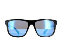 Polaroid Square Mens Black Blue Mirror Polarized PLD 2123/S - One Size