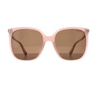 Polaroid Woman PLD 6218/S 35J/SP Sunglasses Plastic Pink Brown Squared Polarized