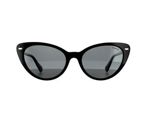 Polaroid Square Womens Black Grey Gradient Polarized 90041091 - One Size
