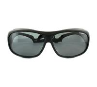 Polaroid Suncovers Wrap Unisex Black Grey Polarized Sunglasses - One Size