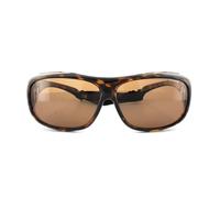 Polaroid Suncovers Wrap Havana Copper Polarized Sunglasses In Brown Brown One Size