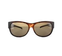 Polaroid Suncovers Fitover Sunglasses 9004/S MQU IG Dark Havana Brown Polarized