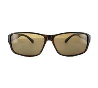 Polaroid Suncovers Rectangle Womens Dark Havana Brown Polarized Sunglasses - One Size