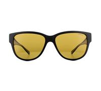 Polaroid Suncovers Square Black Yellow Polarized Sunglasses Black