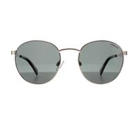 Polaroid Round Unisex Green Gold Polarised PLD 2053/S Metal - One Size