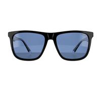 Polaroid Men's PLD 2102/s/x Sunglasses, 7C5/C3 Black Crystl, One Size