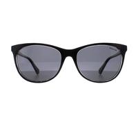 Polaroid Women's Sunglasses PLD 4161/S 7C5 M9 Cat‑Eye Black Crystal Grey Polarized