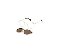 Polaroid PLD 6158/CS J5G/SP Unisex Sunglasses Steel Gold Copper Round Clip-on