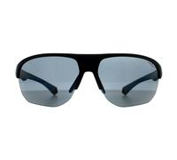Polaroid Sunglasses PLD 7059/S 003 E3 Matte Black Blue Grey Polarized