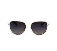 Polaroid Sunglasses - PLD6073 - Gold-Tone Metallic Cat-Eye - Grey Polarised Lens