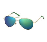 Polaroid Unisex Baby Pld 8015/N Sunglasses, Gold, 52 UK